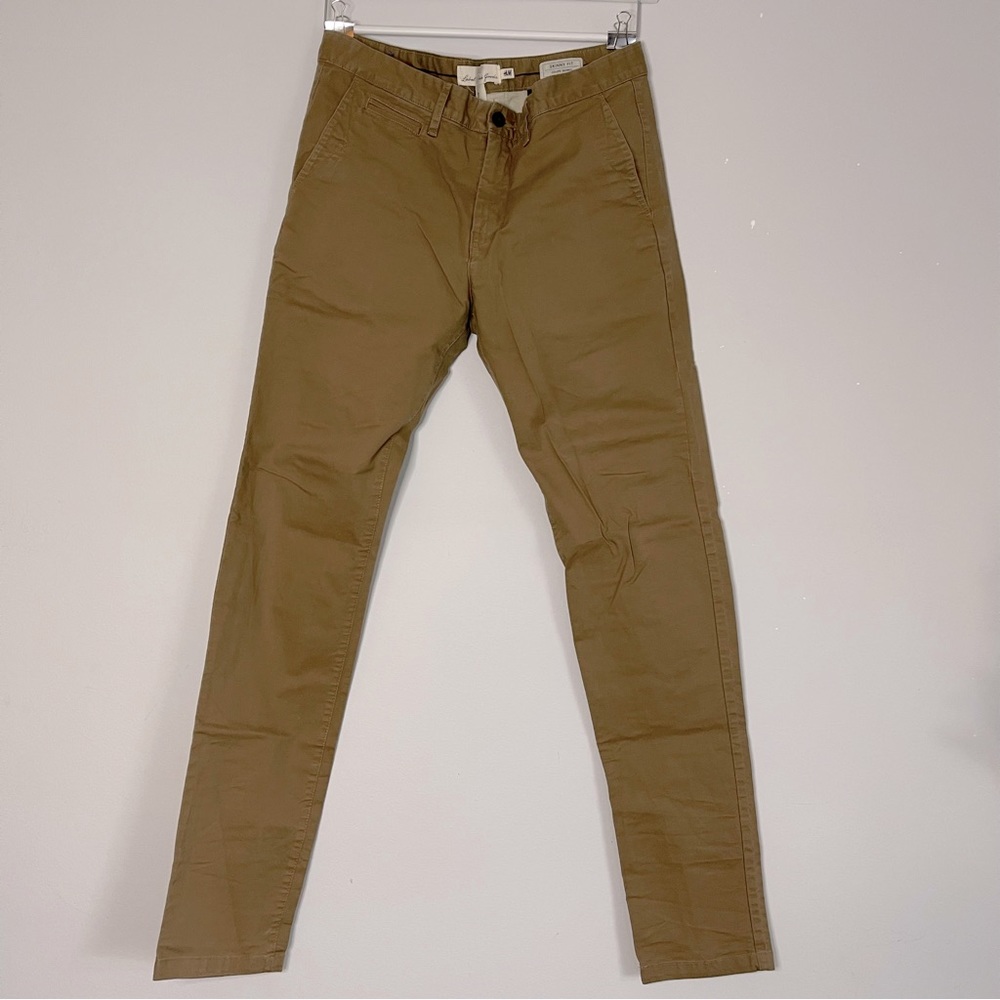 Men’s Skinny Fit Khaki Pants